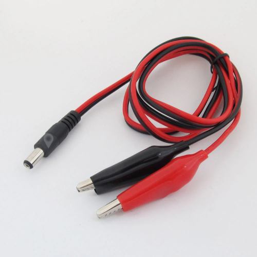 توصيلة بطارية تمساح الى ذكر 2.1MM