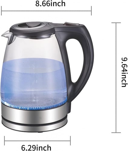 غلاية ماء كهربائية هاكتك زجاجي.