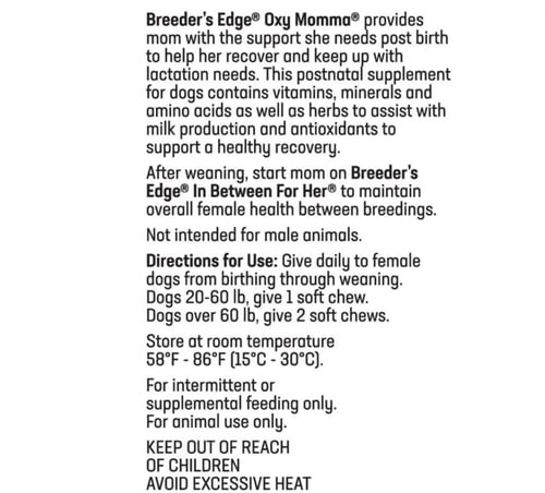 مكمل غذائي مدعم للأم المرضعة من شركة Breeder's Edg...