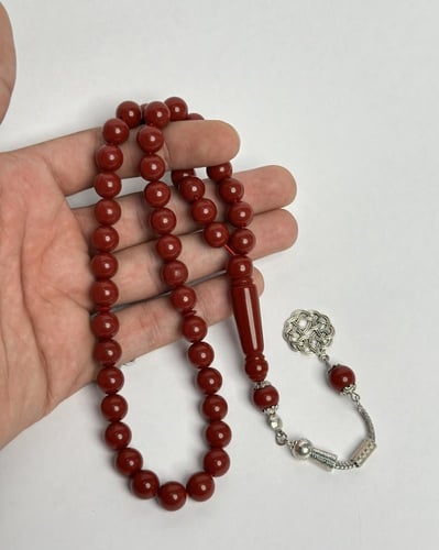 مسباح بكلايت عنابي