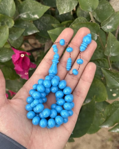 مسباح بكلايت ازرق مميز