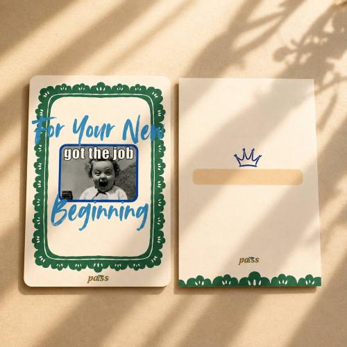 !For Your New Beginning Card