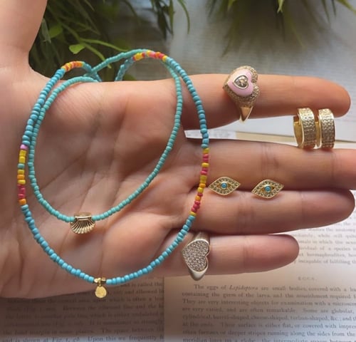 حلق عين فل زركون