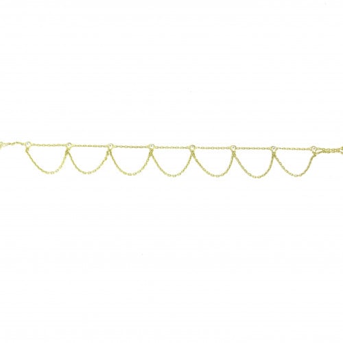 خلخال سنيوره ذهبي