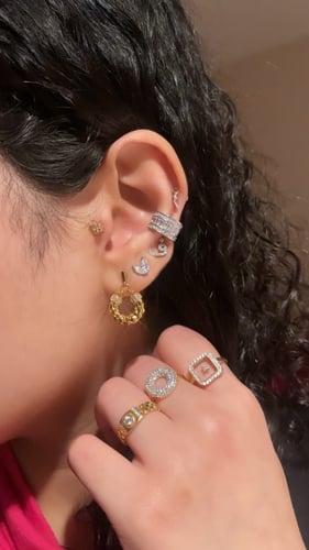 حلق دائري نازل