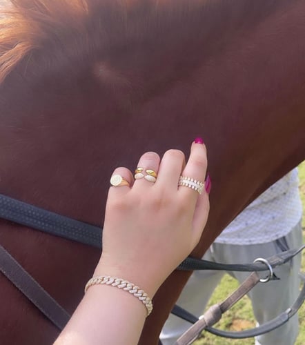 خاتم دبل مفتوح