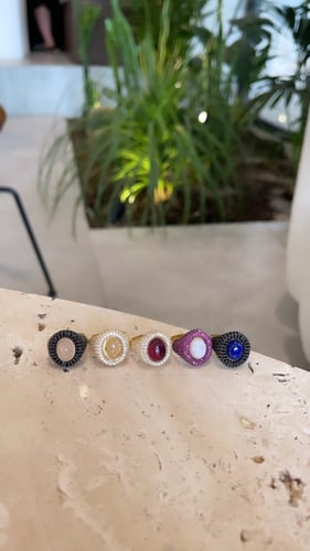 خاتم الاحجار الكريمة الياقوت