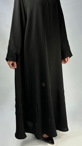 عباية تطريز - اسفل العباية + اكمام EN18