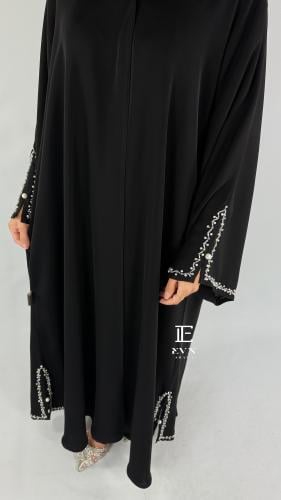 عباية شك ابيض اكمام - اسفل EN192