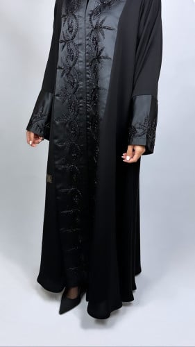 عباية شك فاخر - اسود - كلوش EN16