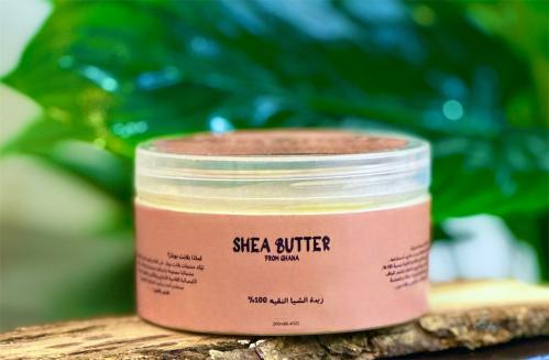زبدة شيا خام (البيضاء)