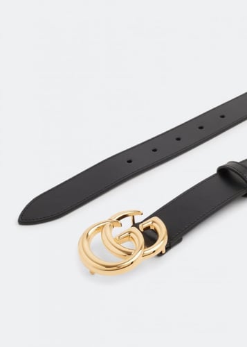 حزام نسائي نحيف من الجلد - غوتشي
