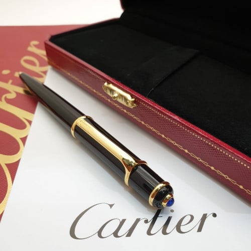 قلم ماركة كارتير اسود وذهبي
