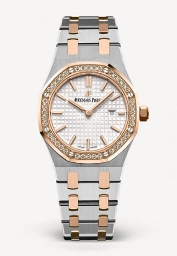 ساعات نسائية ماركة - ADAMS رويال أوك فضي مع نحاسي...