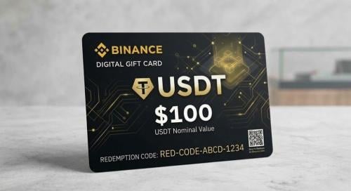 بطاقة شحن بينانس USDT بقيمة 100 دولار