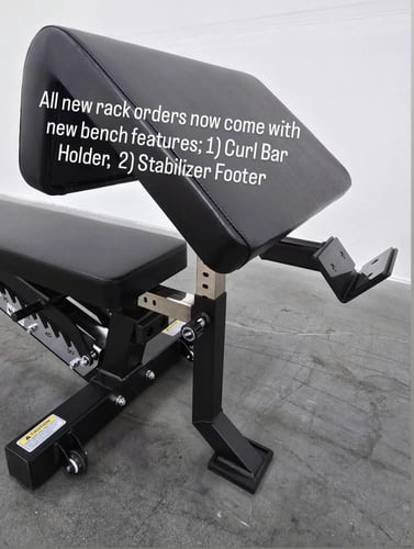 Arm Workout Attachment for Integrated Bench - ملحق...