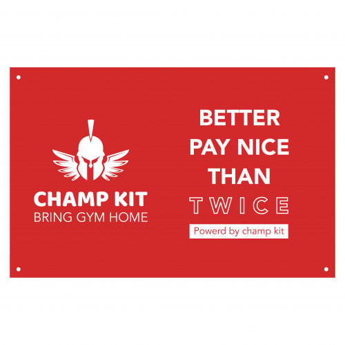 بنر جداري - GYM BANNER