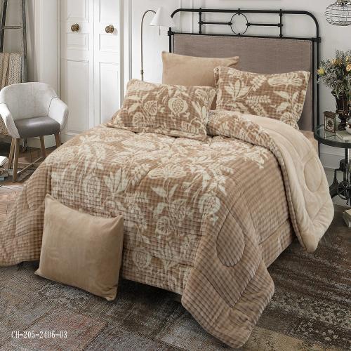 Ajan velvet winter double bedspread 6 pieces