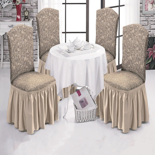 تلبيسة كراسي سفرة 4 قطع جلندا بيج