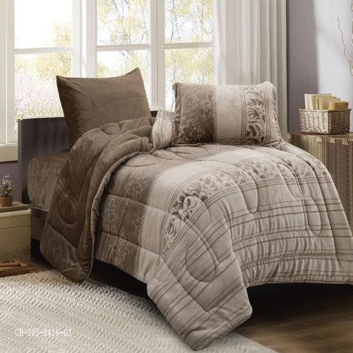 Karin velvet winter bedspread single and a half 4 pieces
