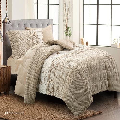 Lana velvet winter bedspread single and a half 4 pieces