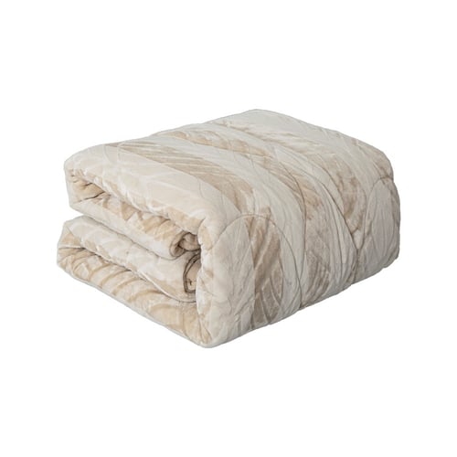 مفرش فلورا مخمل شتوي مفرد ونص 4 قطع