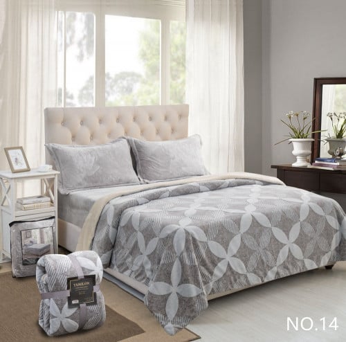 طقم بطانية وشرشف و 2 كيس مخدة