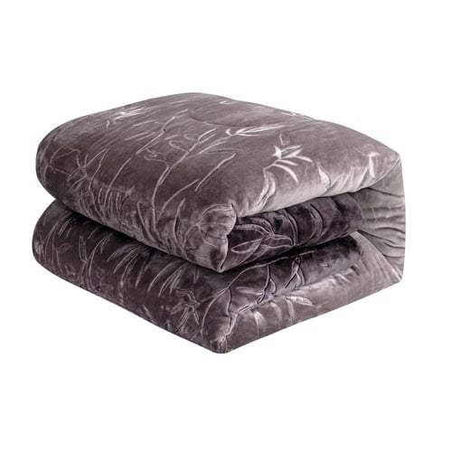 مفرش أوركيد مخمل شتوي مفرد ونص 4 قطع