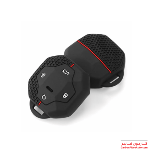 غطاء ريموت جيتور T2 ربل اسود بخط احمر