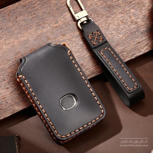 غطاء ريموت مازدا بصمة جلد اسود