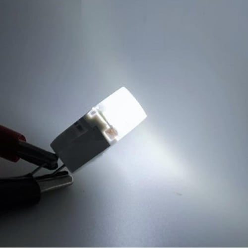 طقم لمبات ليد لوحات ابيض انفينيتي برو لجميع السيار...