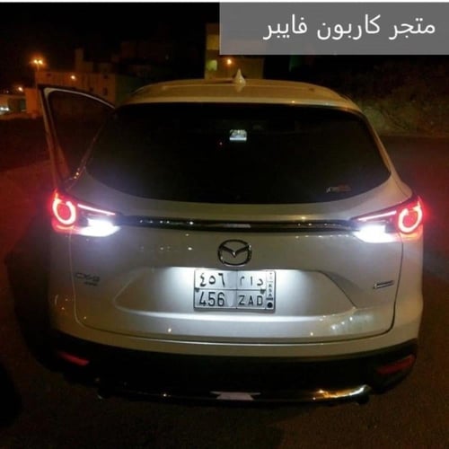 طقم لمبات ليد لوحات ابيض انفينيتي برو لجميع السيار...