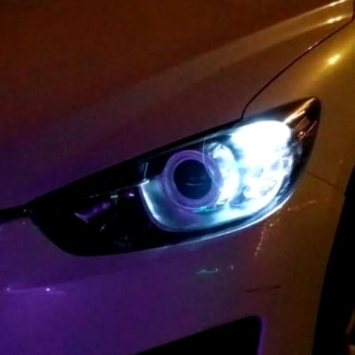 ليد نعاس سكن ابيض لسيارات تويوتا