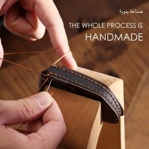 غطاء ريموت مازدا بصمة جلد اسود