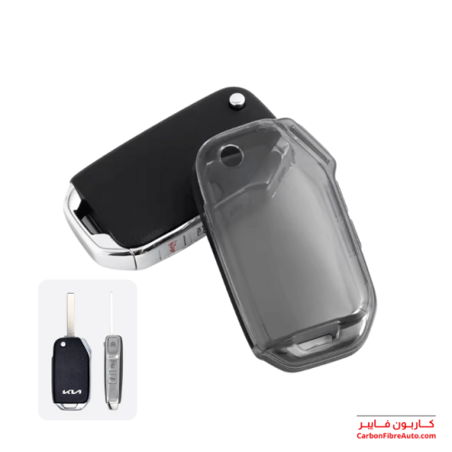 كفر ريموت كيا مفتاح شفاف اسود