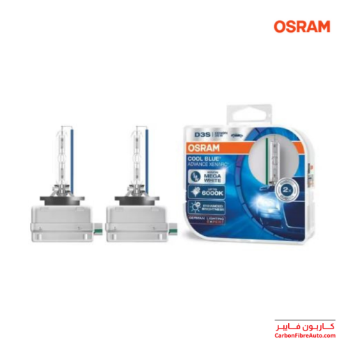 طقم لمبات زينون اصلي الماني D3s اوسرام 6000k كول و...