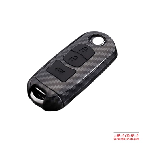 غطاء ريموت مازدا بصمة 3 زر الشكل القديم كاربون فاي...