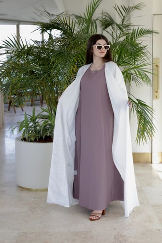 فستان موف فاتح