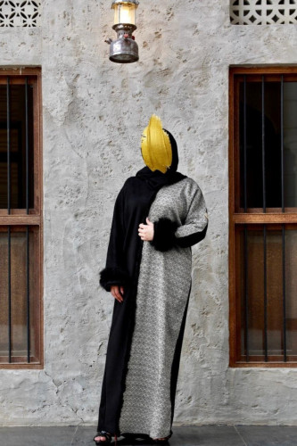 عباية شتوية بالفرو الطبيعي