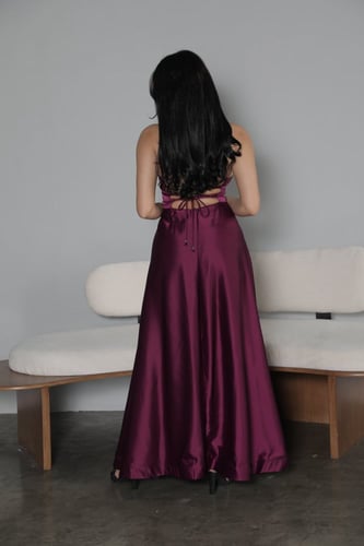 فستان تفته - بنفسجي