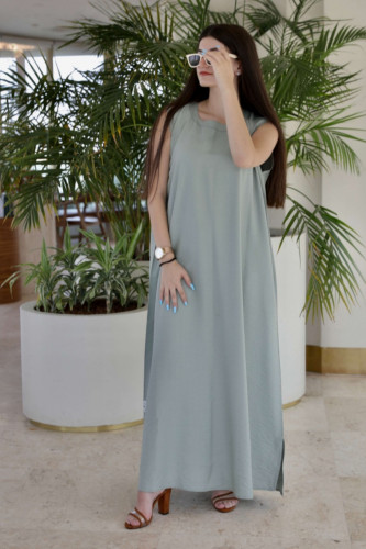 فستان تفاحي فاتح