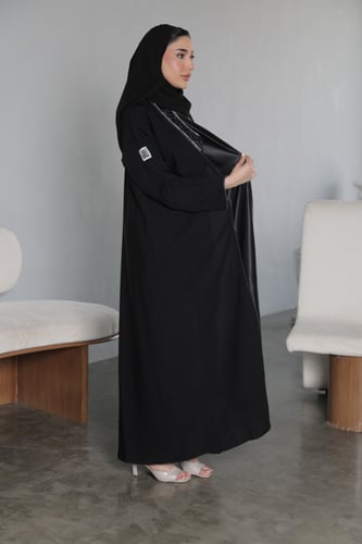 عباية بشك الصدر - اسود