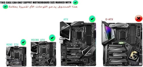 صندوق DOST60PLUS ARGB ATX من SPEAR مع شاشة جانبية...