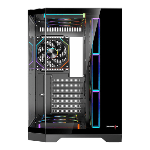 كيس SPEAR DOST 60 PLUS ARGB ATX Gaming Case - أسود