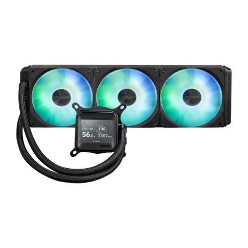 مبرد مائي 3 مراوح Prime LC 360 ARGB LCD من شركة AS...
