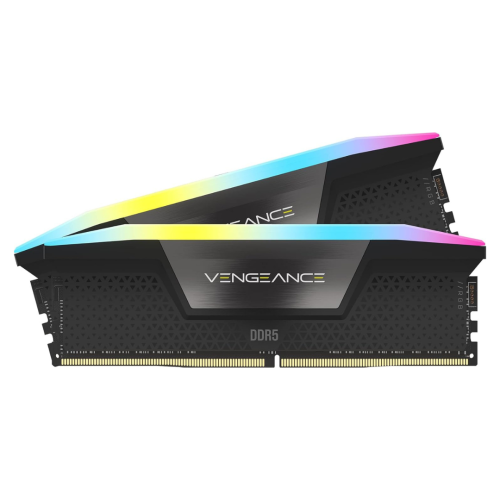 Corsair Vengeance RGB DDR5 32GB (2x16GB) 5200MHz C40 RAM Kit - Black