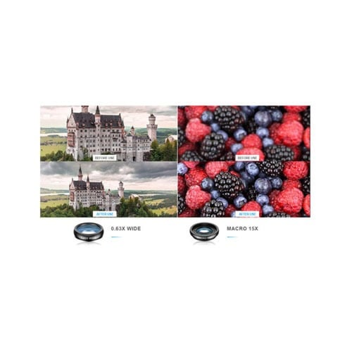 مجموعة عدسات 10 في 1 للهواتف الذكية من Apexel