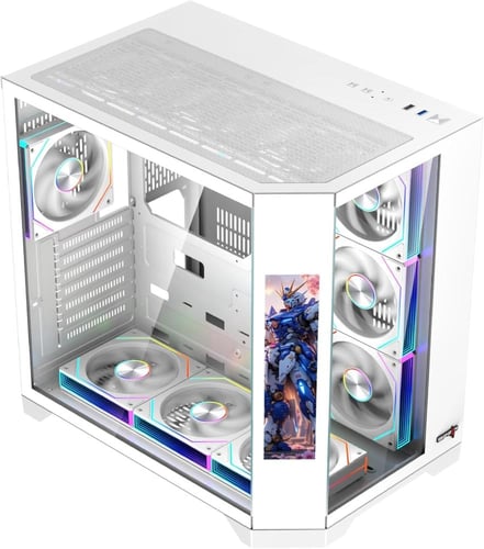 صندوق DOST60PLUS ARGB ATX من SPEAR مع شاشة جانبية...