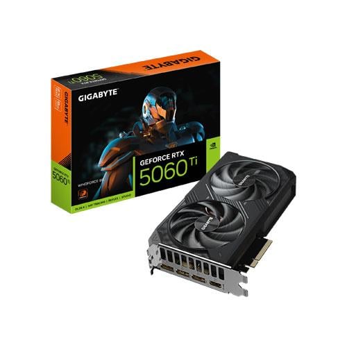 كرت شاشة GIGABYTE RTX 5060 Ti WINDFORCE 8G