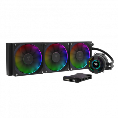 مبرد معالج مائي Gamdias CHIONE P3-360U شاشة عرض IP...